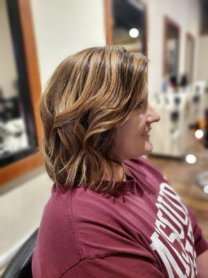 Balayage highlights