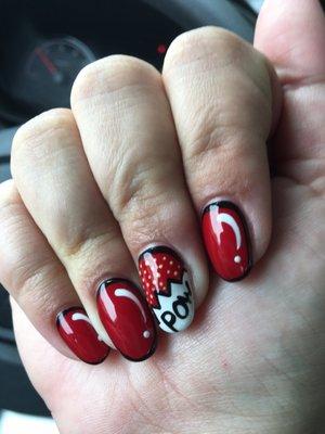 Comic nails