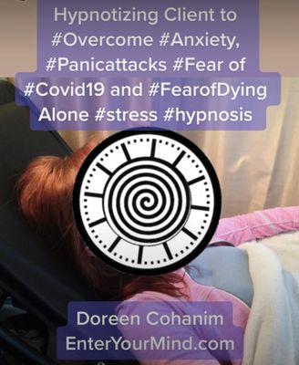 Hypnosis session to overcome anxiety, panic-attacks fear of Covid19 and Fear of dying alone.