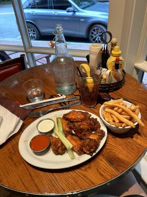 Wings and an order of fries