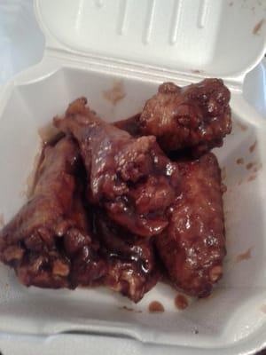 Honey BBQ Wings.