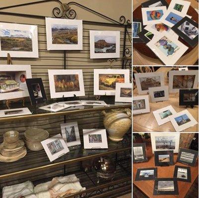 Beautiful reception Nov. 2016 with world traveling photographer Carla Francis! Matted prints and note cards were available fo...