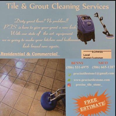 Tile & Grout cleaning services