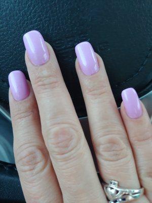 Pretty lilac nails...