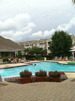 Fun at the pool with friends