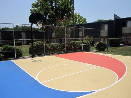 NEW basketball court!