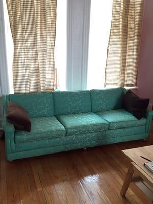 Guess how much this vintage sofa was? $200.