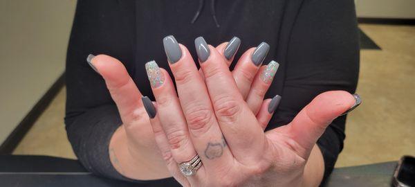 Gel-x nails with gel polish