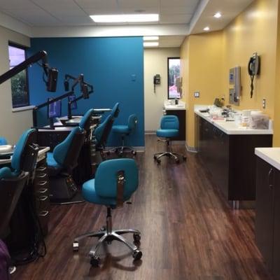 More spacious Orthodontic treatment bays