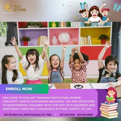 Enhance Your Child's Confidence and Artistic Skills at Unbeatable Prices!Come and be a part of our artistic family!