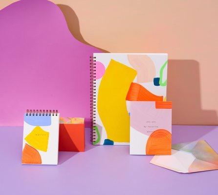 One-of-a-kind notebooks, notepads, cards & more.