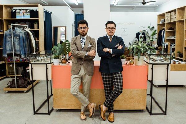 Pocket Square Clothing - Founders Rodolfo and Andrew