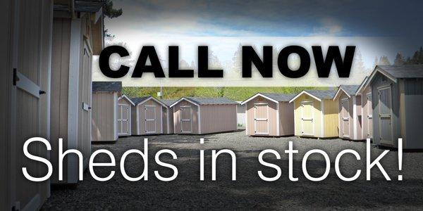 SHEDS IN STOCK!