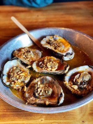 Steamed Oysters