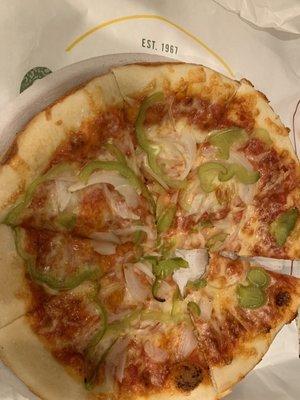 Green Peppers Pizza