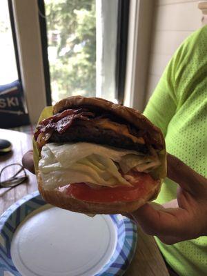 Bacon cheese burger