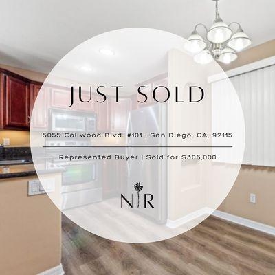 Just Sold by San Diego realtor Nick Rogers