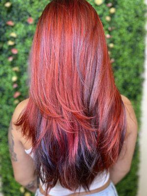 Want to have some fun with color? Book your consultation for your fashion color now! https://amariehair.glossgenius.com