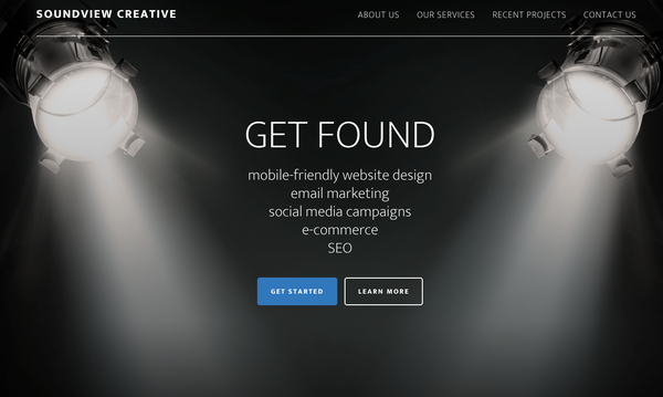 Get found with Soundview Creative web design and digital marketing