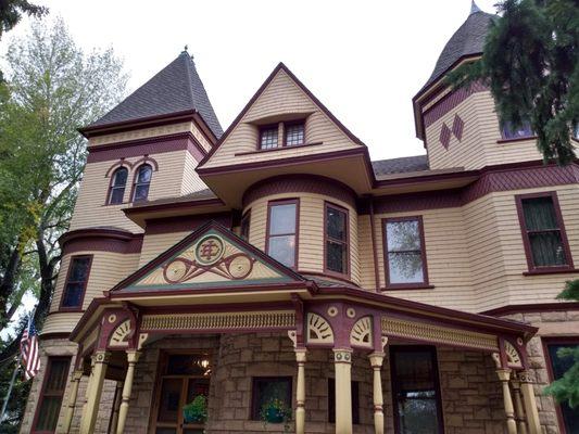 Exterior of the Ivinson Mansion.