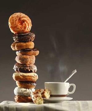 Coffee & Donuts! The new breakfast of champions.