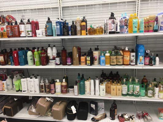 Discount shampoo and body products