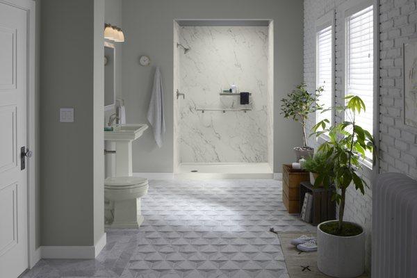 Kohler Crosscut LuxStone Shower System