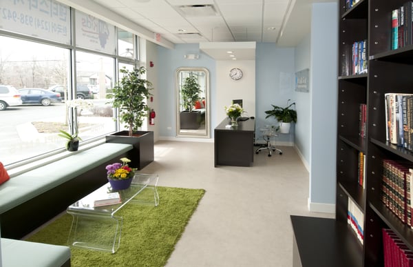 DentiStar reception area. www.thedentistar.com. 224.938.9417