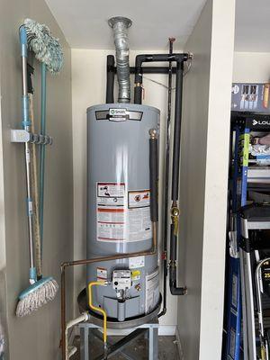 Gas water heater replacement