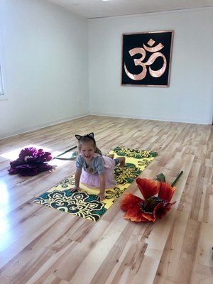 Zen Zebra kids yoga ages 3-8. Monday 10:00 am -11:00am