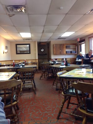 Large dining room.