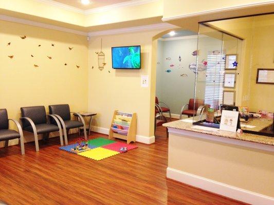 Pediatrics at Murphy Road offers both, sick and well waiting areas.