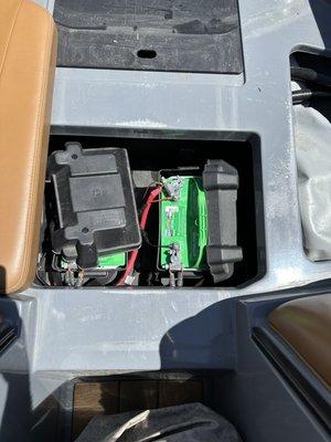 This is how we found our battery compartment after a battery change