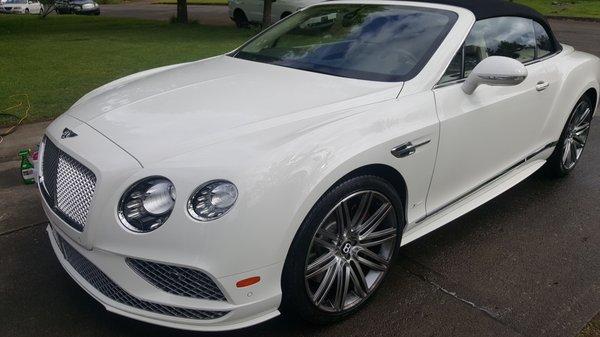 Clients Bentley Continental Speed Convertible.  Beautiful car.