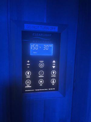 Infrared saunas,30 minute sessions