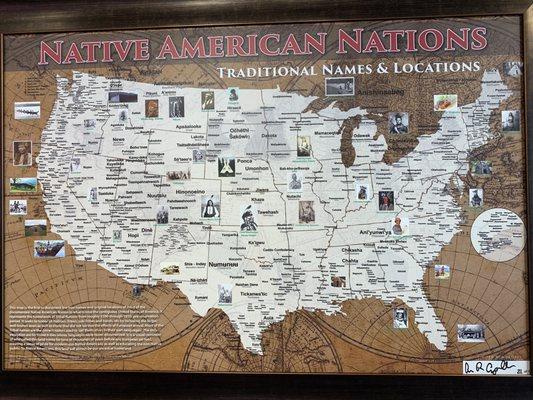 Native American map. So many tribes no longer exist :(