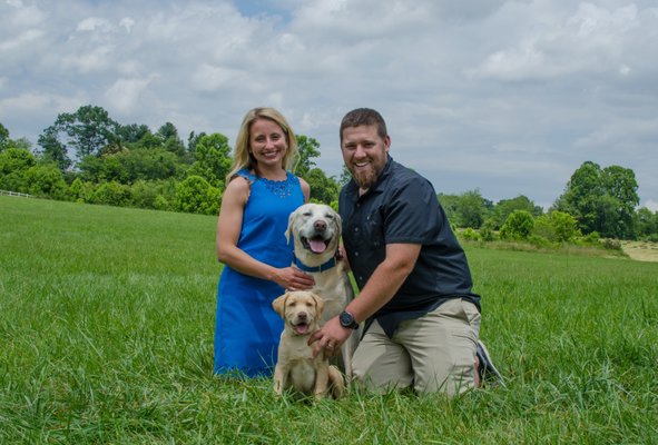 Dr. Caroline with her family.