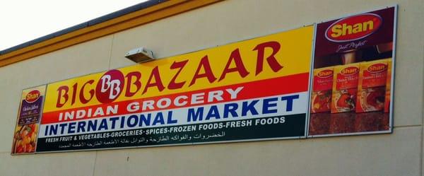 Big Bazaar Indian Grocery - look for the Family Dollar plaza and you're in the right spot!