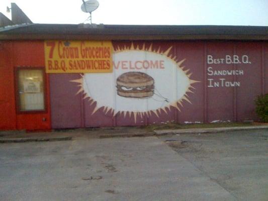 Best BBQ sandwich mural yet