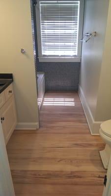 wood flooring is durable enough for bathroom flooring