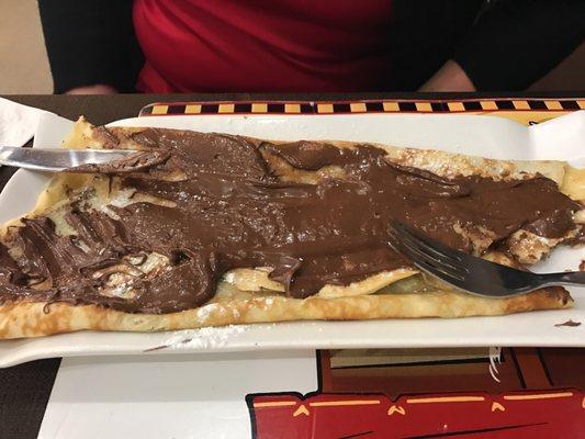 Nutella crepe