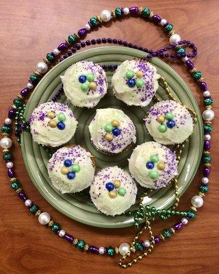 Cupcakes for snarfing Gras