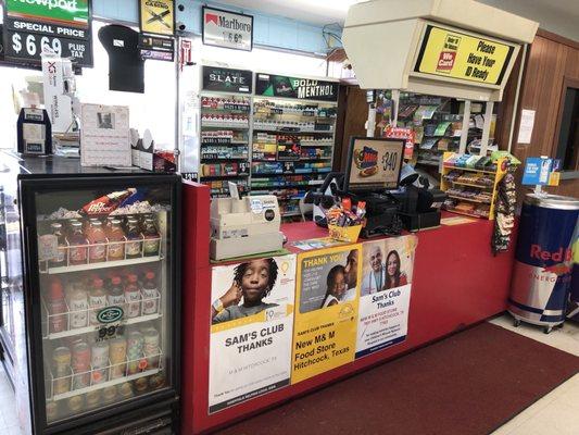 We offer plenty of tobacco and Texas Lottery products