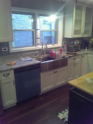 This is the after the kitchen was done,