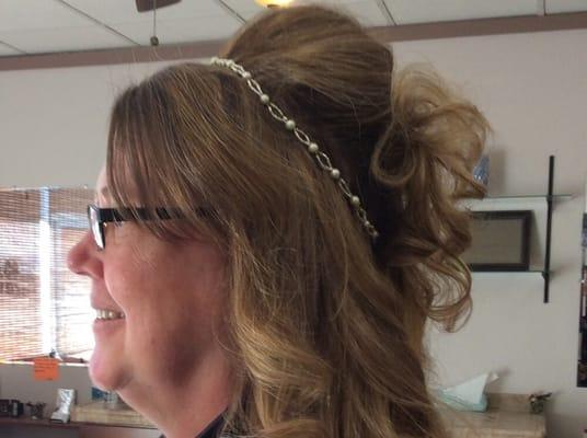 Bridal hair!