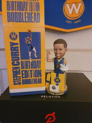 Free Stephen Curry birthday bobblehead with any online purchase