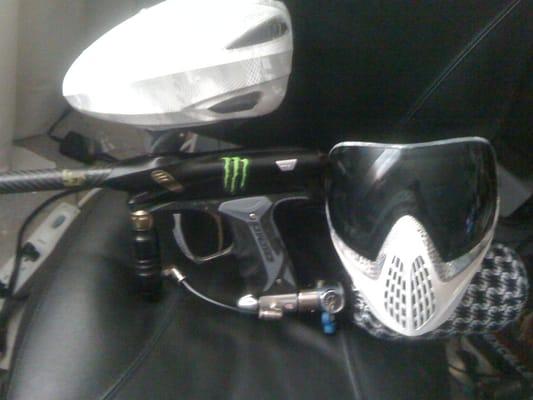 Dye white camo Rotor & i4 goggles, 07 PMR, good friend to enjoy with