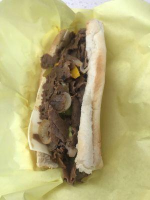 PHILLY CHEESE STEAK!! So yummy and filling...