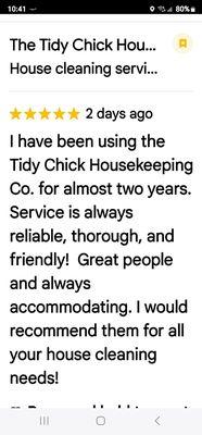 Thanks  to our customer Judy S. for your Google review!