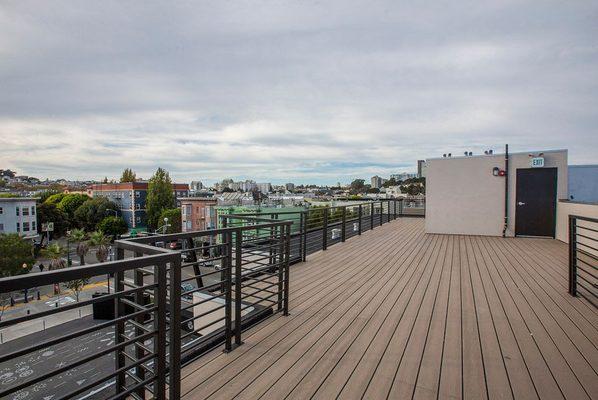 One of the best roof decks in all of SF in Hayes Valley